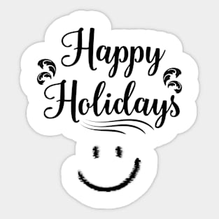 Happy Holidays Sticker